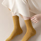 6 Pairs Women Solid Casual Cotton Socks