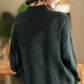 Women Autumn Casual Half Turtleneck Knit Pullover Sweater