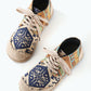 Women Autumn Ethnic Linen Embroidery Ankle Boots