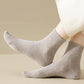 7 Pairs Women Winter Casual Solid Cotton Socks