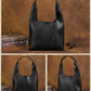 All-Match Top Layer Cowhide Detachable Design Bucket Bag