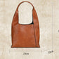 All-Match Top Layer Cowhide Detachable Design Bucket Bag