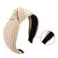 Casual Knot Straw Woven Hair Band - 4 Pieces