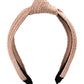 Casual Knot Straw Woven Hair Band - 4 Pieces