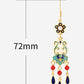 Antique Emerald Luxury Tassel Earrings