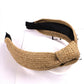 Casual Knot Straw Woven Hair Band - 4 Pieces