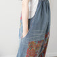 Large Size Printed Artistic Wide Leg Jeans