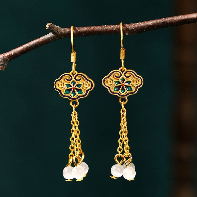 Temperament Retro Tassel Earrings