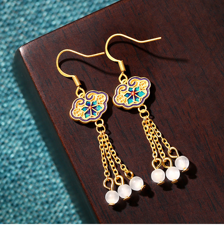 Temperament Retro Tassel Earrings