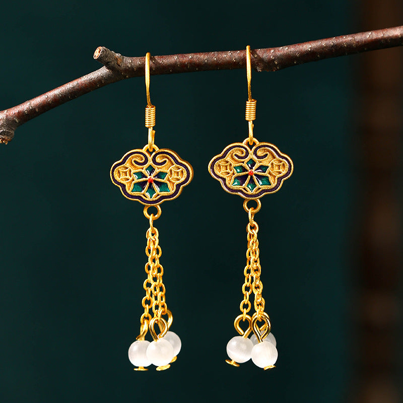 Temperament Retro Tassel Earrings