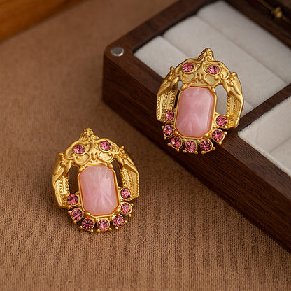 Retro Palace Style All-Match High-End Stud Earrings