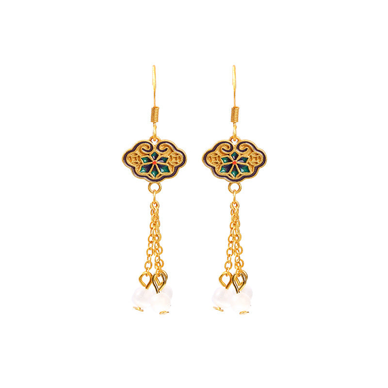 Temperament Retro Tassel Earrings