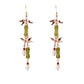 Antique Long Bamboo Tassel Earrings New Chinese Fan-Shaped Earrings