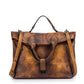 Vintage Genuine Leather Square Handbag Crossbody Bag