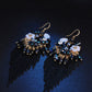 Bohemia Women Tassel Bead Flower Alloy Earrings