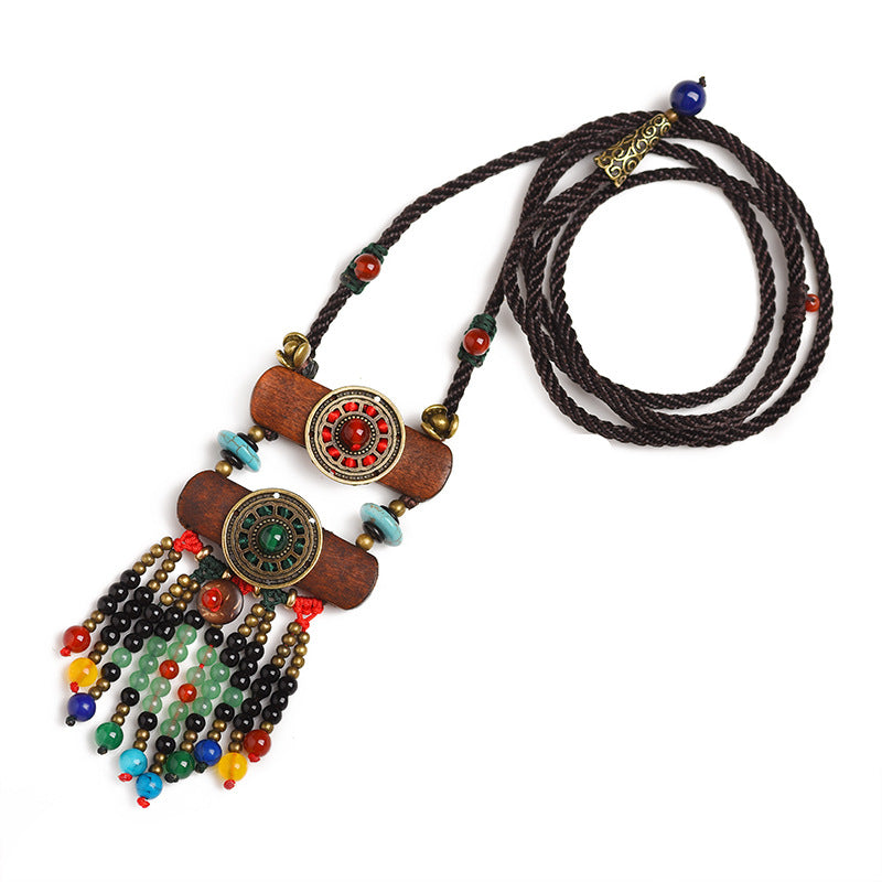 Ethnic Style Creative Tassel Necklace