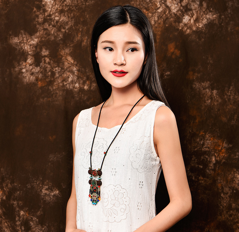 Ethnic Style Creative Tassel Necklace